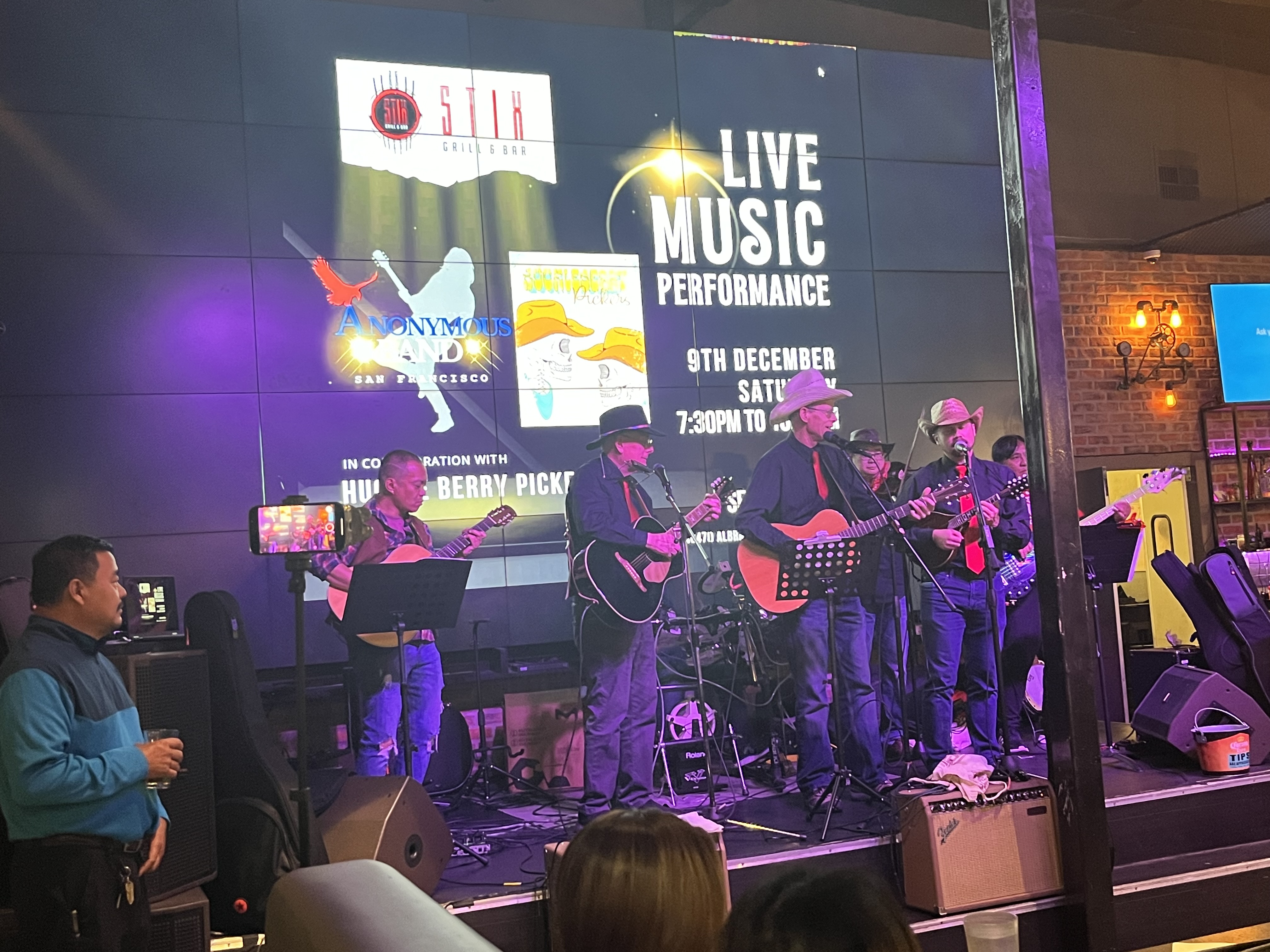 Huckleberry Pickers on the STIX stage